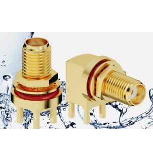 PCB Mount SMA connectors with IP67/68 rating