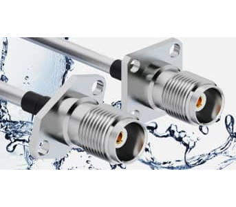 Flange Mount TNC connectors with IP67/68 rating