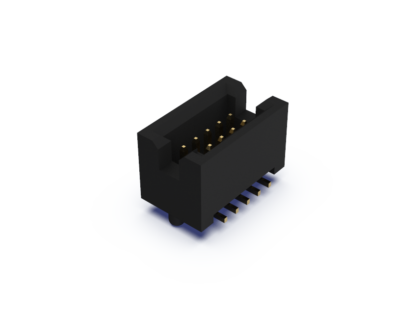 1.27mm Dual row, Surface mount Header (Male)