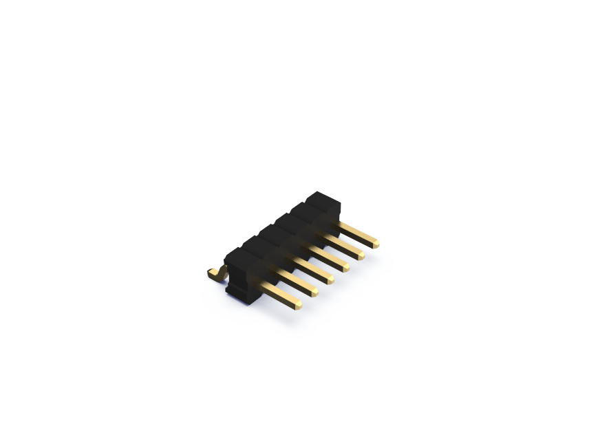 1.27mm Single row, Surface mount Header (Male)
