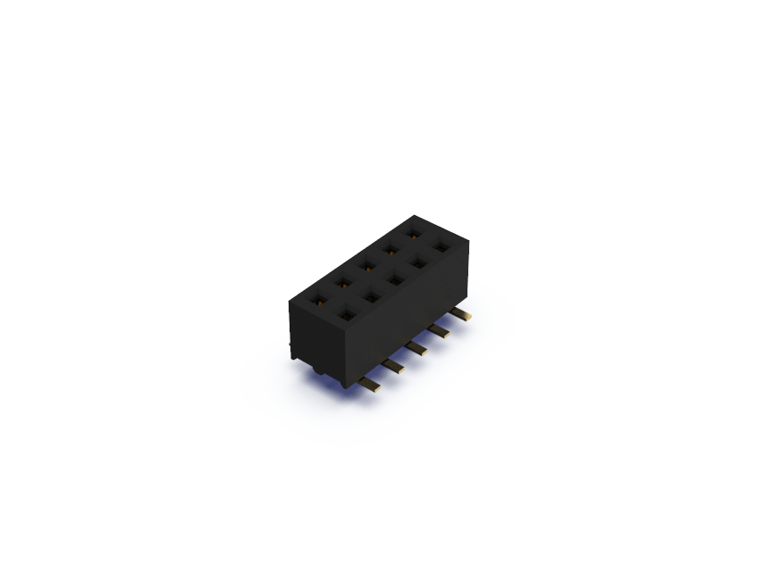 2.00mm Dual row, Surface mount Socket (Female)