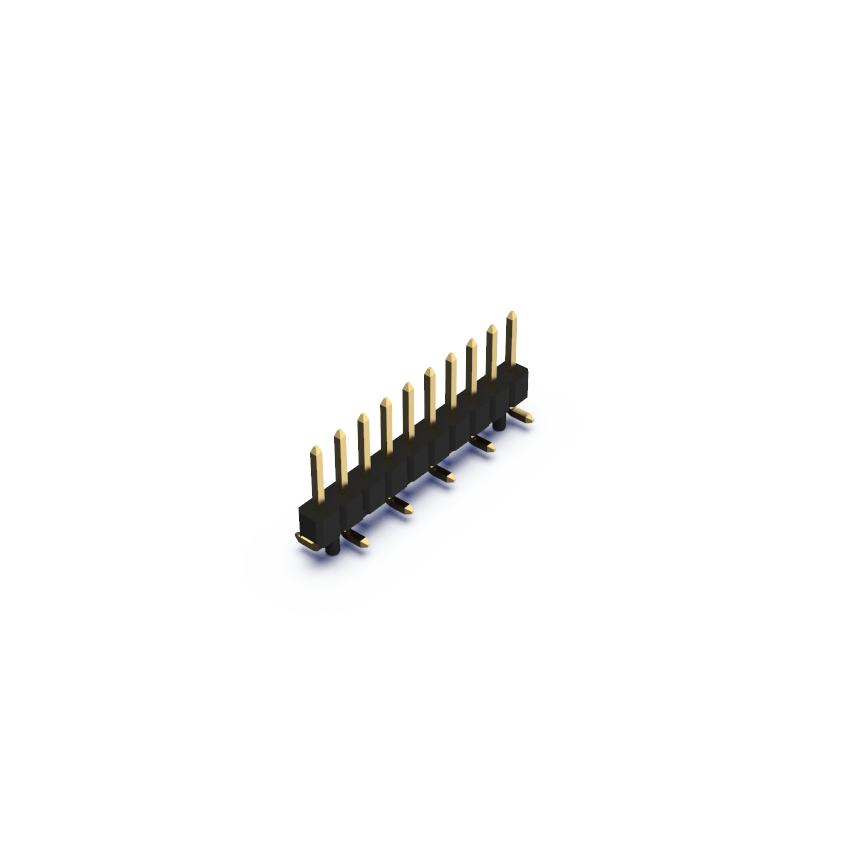BB02-HP - 2.54mm Dual row, Surface mount Header (Male) BB02-HP - 2.54mm Dual row, Surface mount Header (Male)