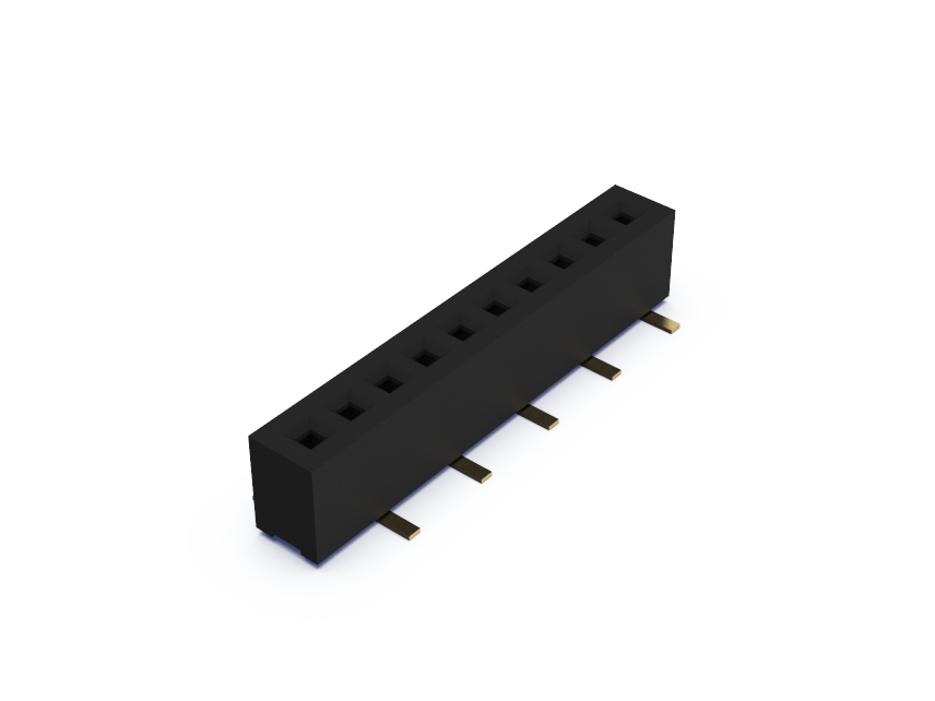 1.00mm Single row, Surface mount Socket (Female)