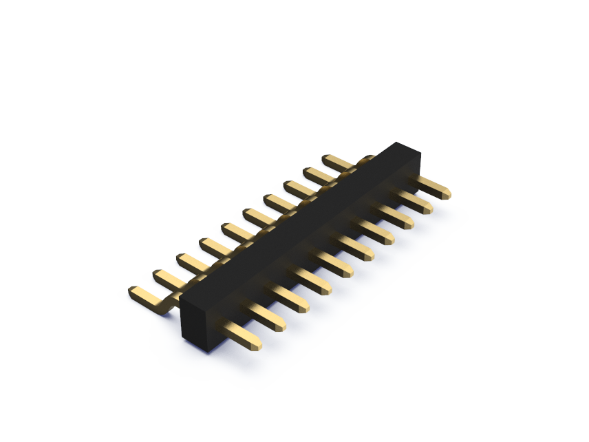 1.00mm Single row, Surface mount Header (Male)